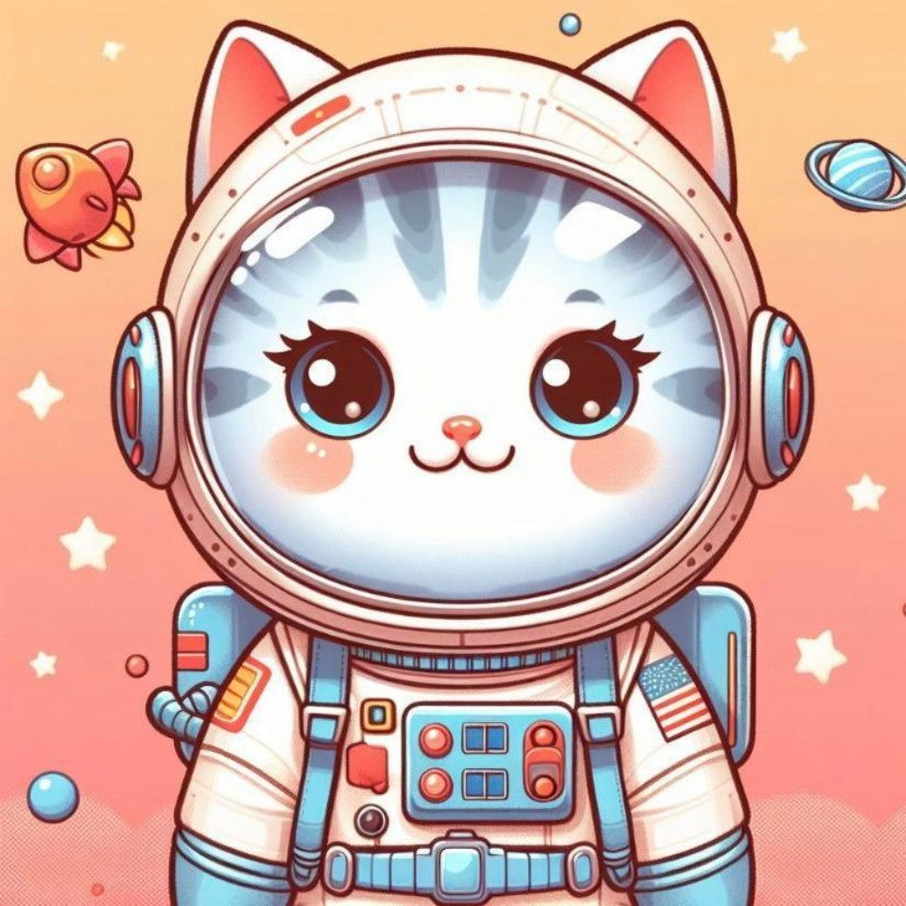 Cats in Space | Diamond Painting