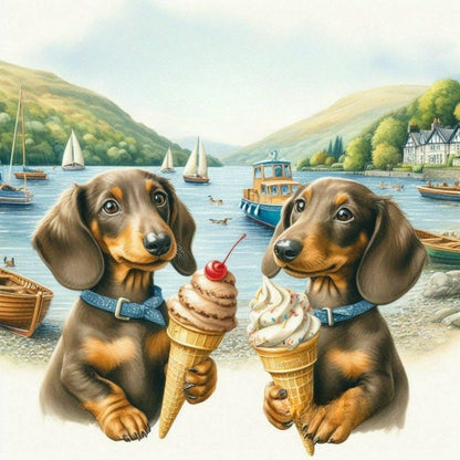Dachshund Dog | Diamond Painting