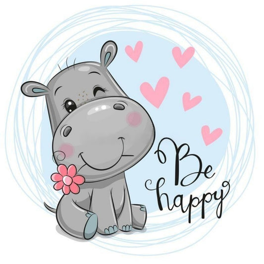 Hippo | Diamond Painting