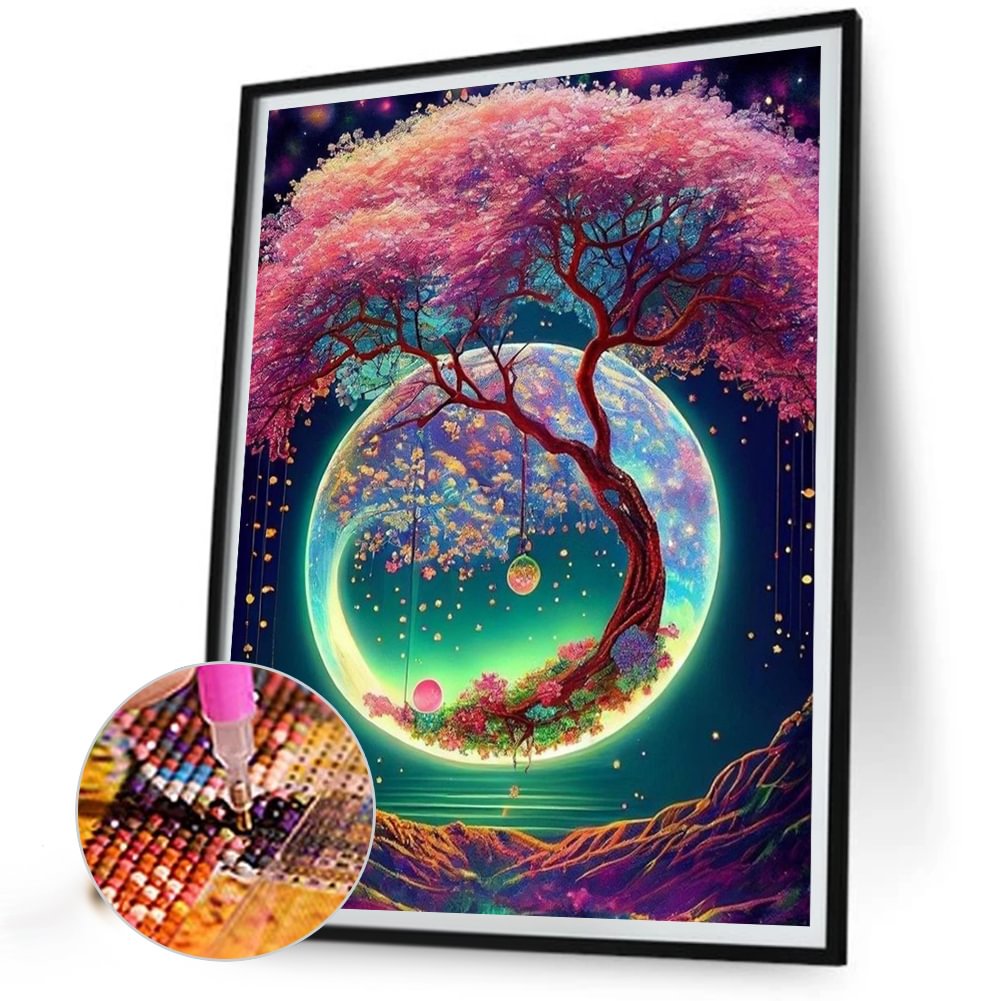 Tree Flower | Diamond Painting