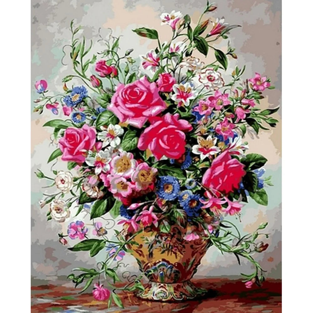 Flower In The Vase | Diamond Painting