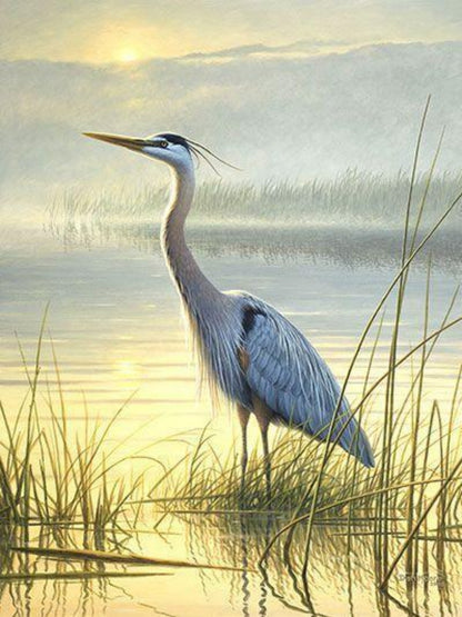 Blue Heron | Diamond Painting