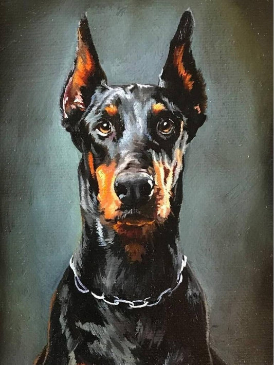 Dog Doberman | Diamond Painting