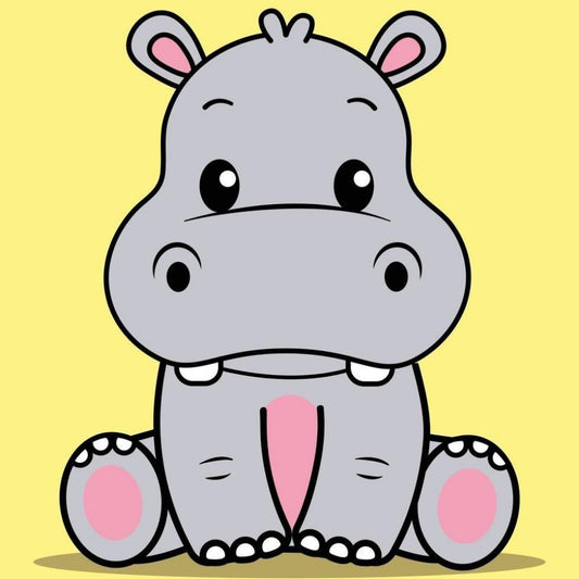 Hippo | Diamond Painting