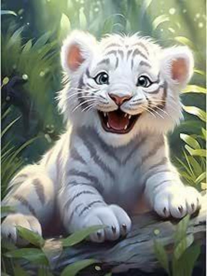 White Tiger | Diamond Painting