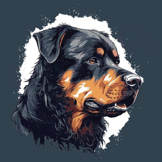 Rottweiler Dog | Diamond Painting