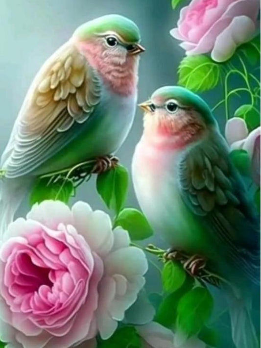 Birds and Flowers | Diamond Painting