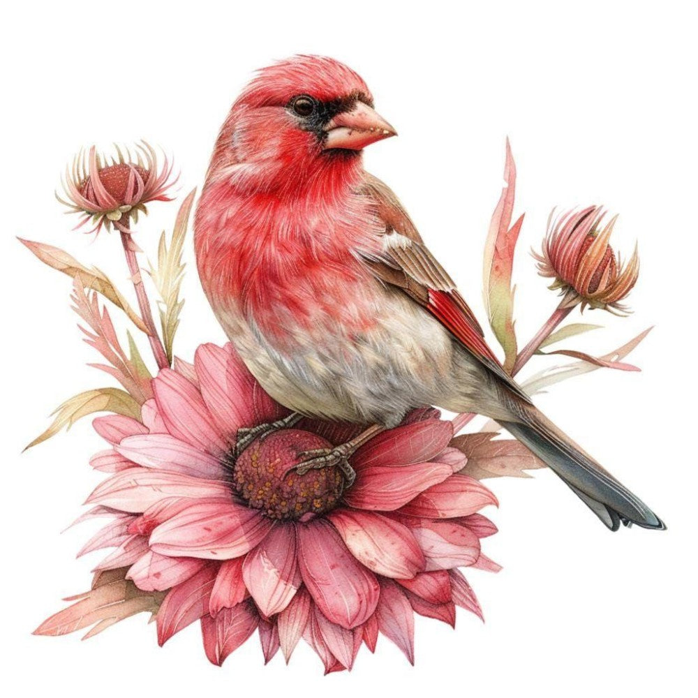 Birds and Flowers | Diamond Painting