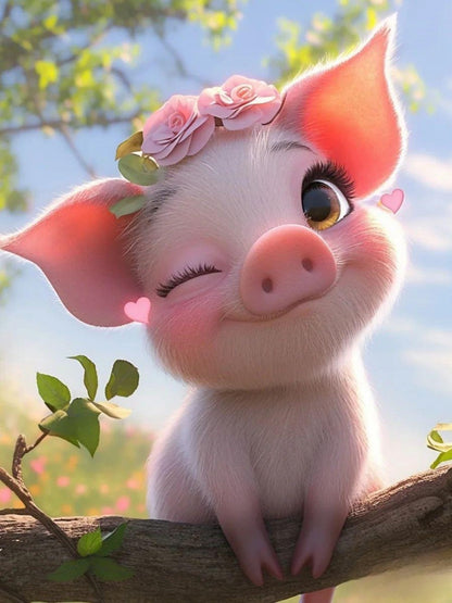 Pig | Diamond Painting