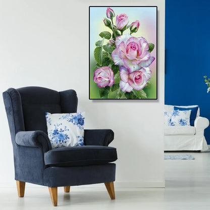 Pink Flower | Diamond Painting