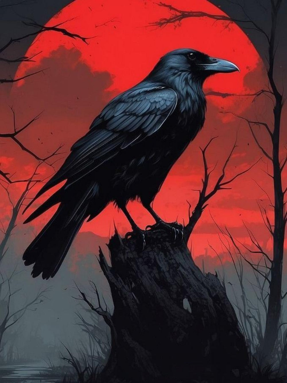 Crow | Diamond Painting