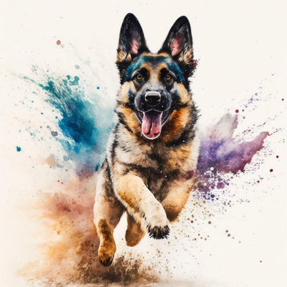 Dog German Shepherd | Diamond Painting