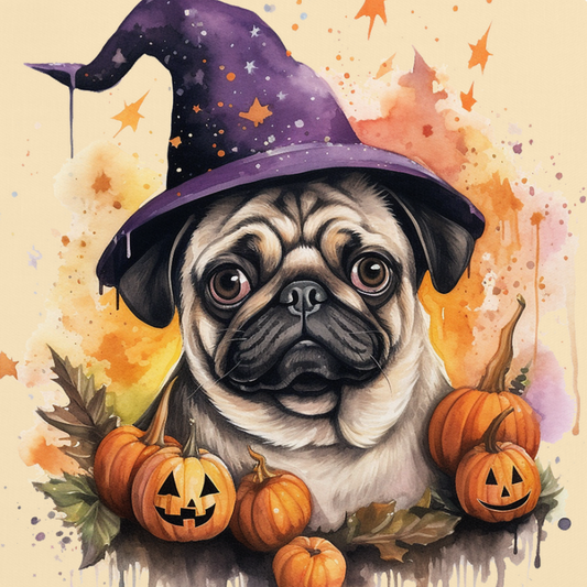 Dog Pug | Diamond Painting