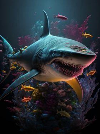 Shark | Diamond Painting