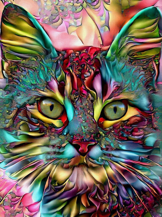 Colorful Cat | Diamond Painting