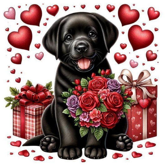 Black Labrador Dog | Diamond Painting