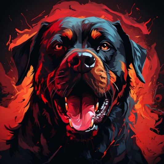 Rottweiler Dog | Diamond Painting