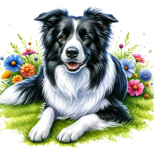 Dog Border Collie | Diamond Painting