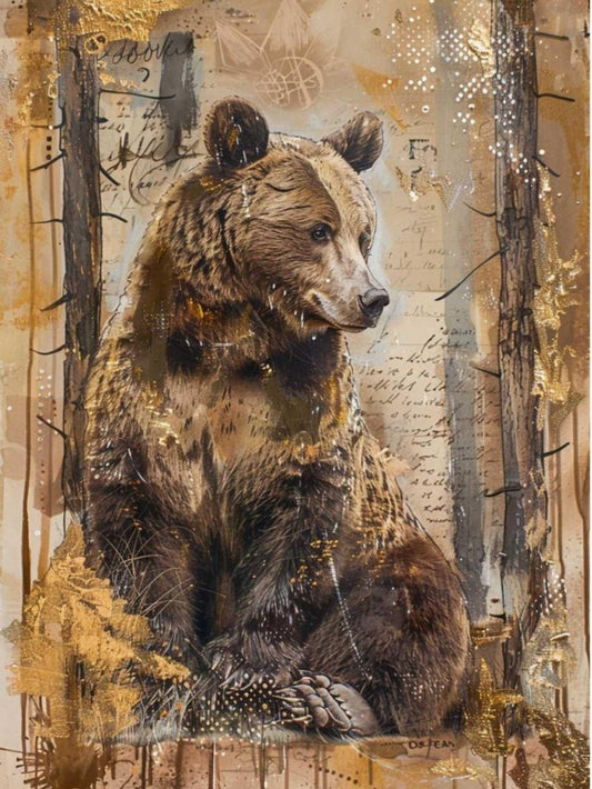 Brown Bear | Diamond Painting