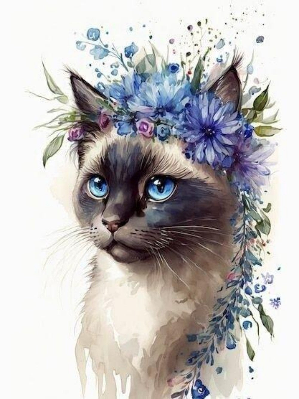 Siamese Cat | Diamond Painting