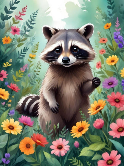 Raccoon | Diamond Painting