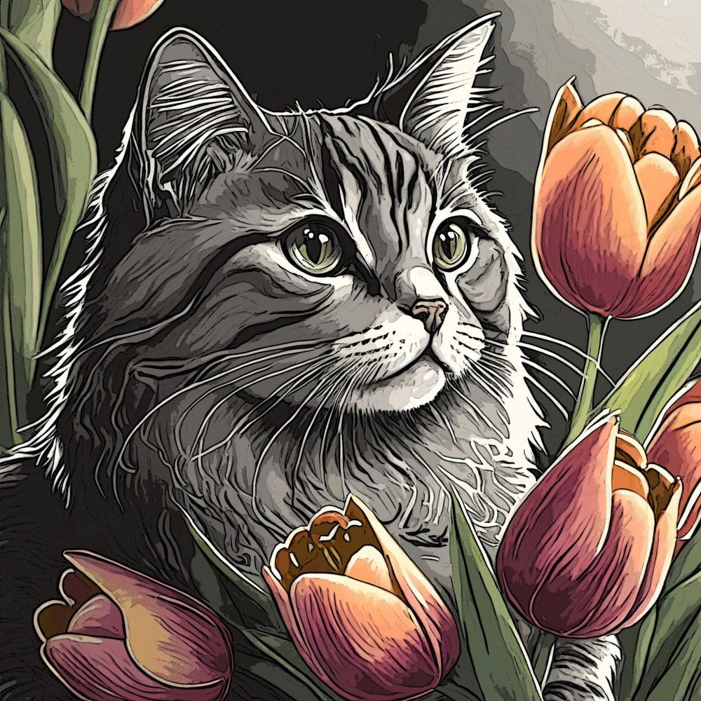 Tabby Cat | Diamond Painting