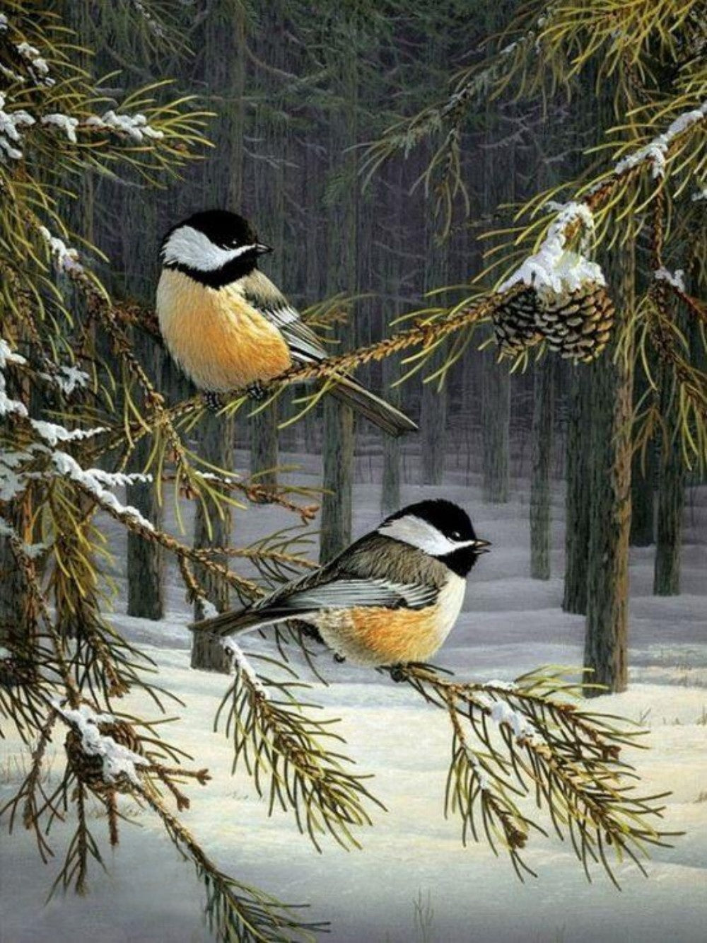 Chickadee | Diamond Painting