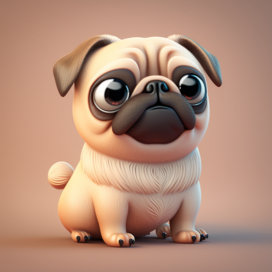 Dog Pug | Diamond Painting