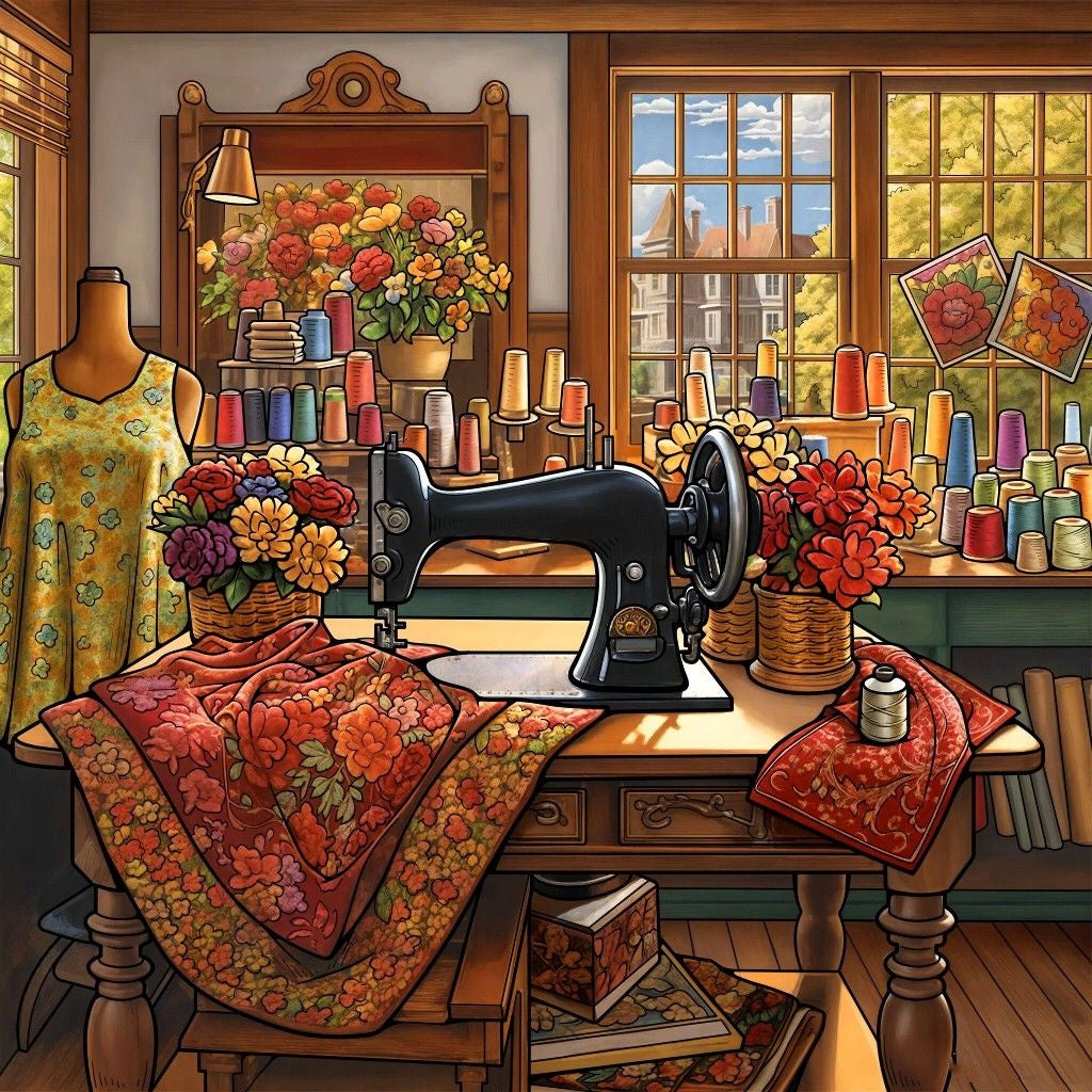 Sewing Machine | Diamond Painting