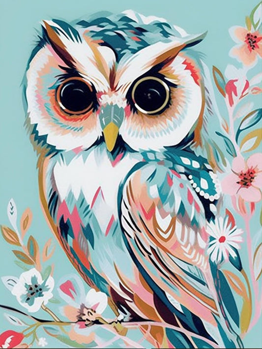 Colorful Owl | Diamond Painting