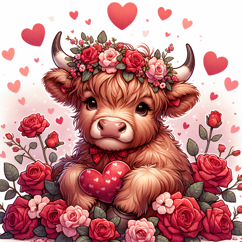 Highland Cow | Diamond Painting