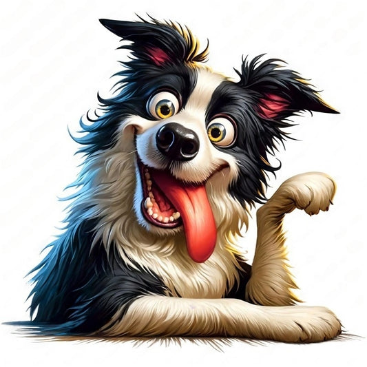 Dog Border Collie | Diamond Painting