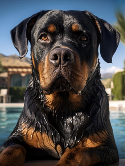 Rottweiler Dog | Diamond Painting