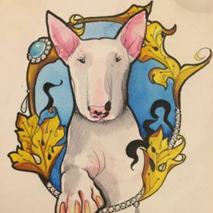 English Bull Terrier Dog | Diamond Painting