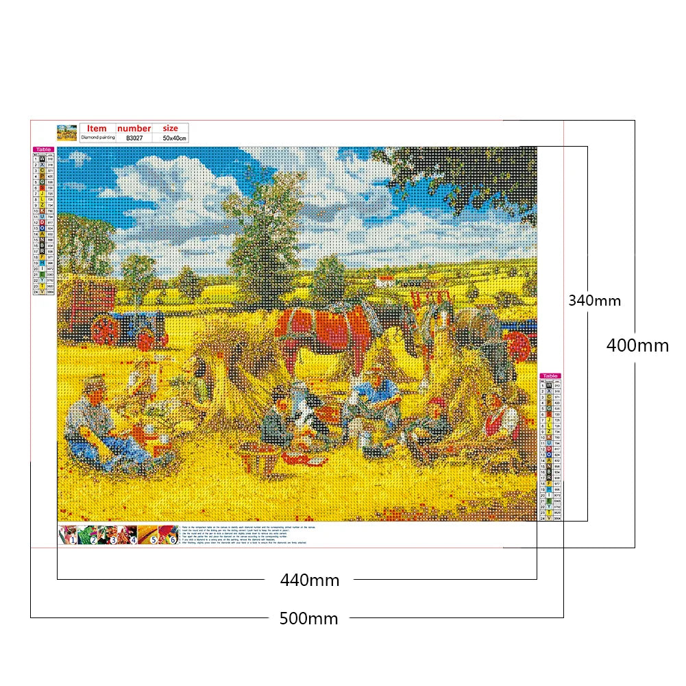 Busy Farm | Diamond Painting