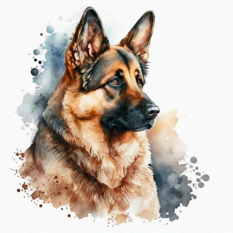 Dog German Shepherd | Diamond Painting