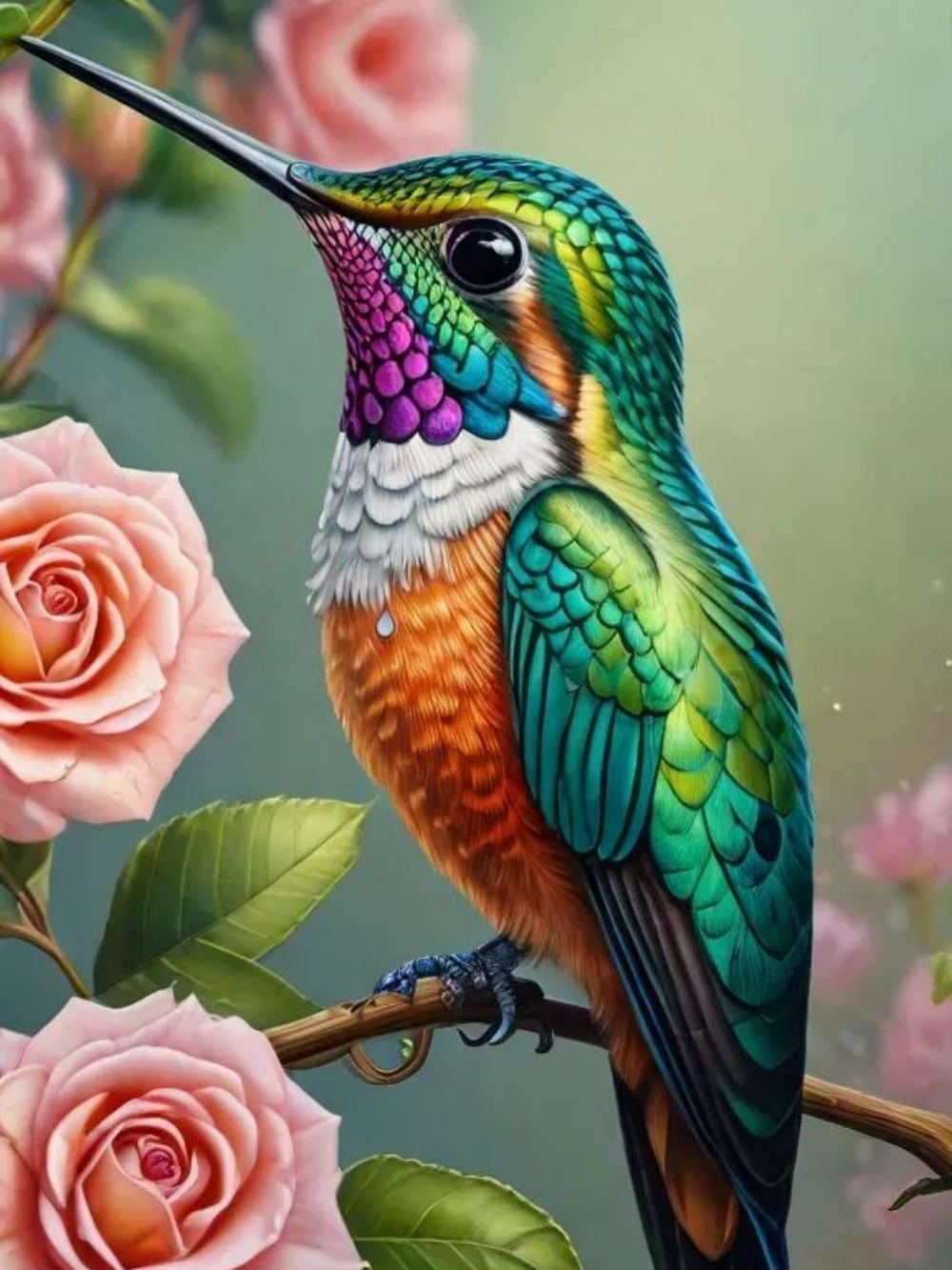 Hummingbird | Diamond Painting