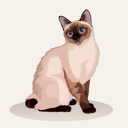 Siamese Cat | Diamond Painting
