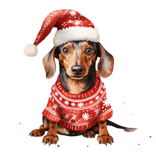 Christmas Dog | Diamond Painting