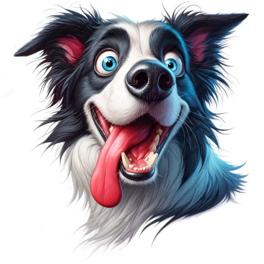 Dog Border Collie | Diamond Painting