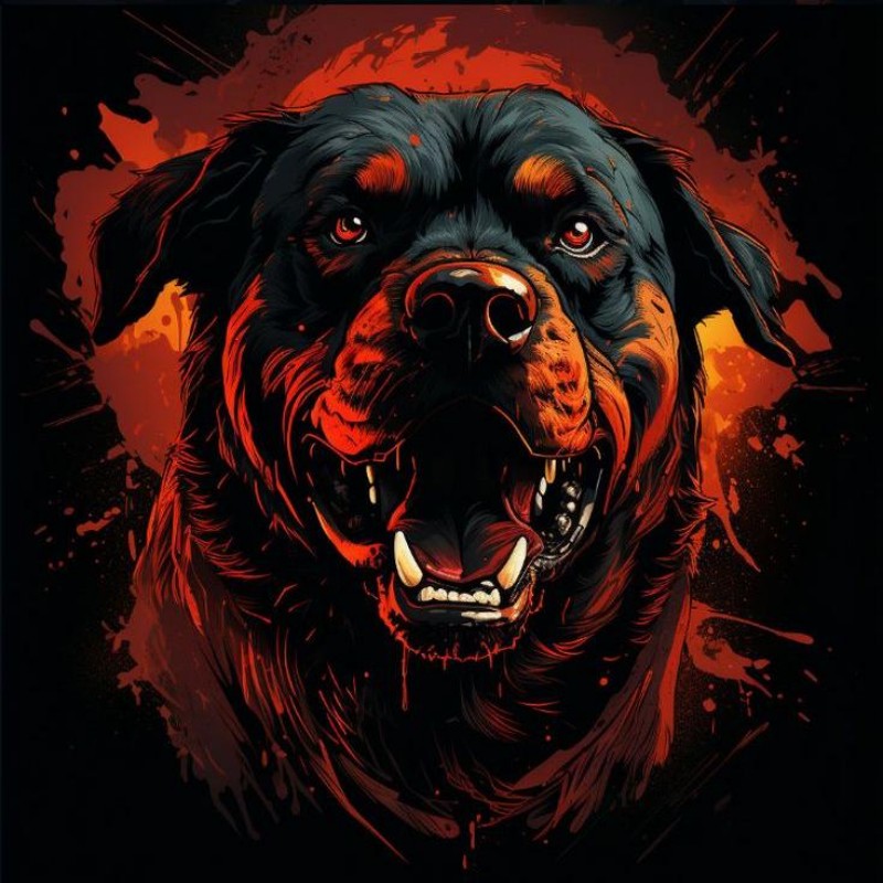 Rottweiler Dog | Diamond Painting