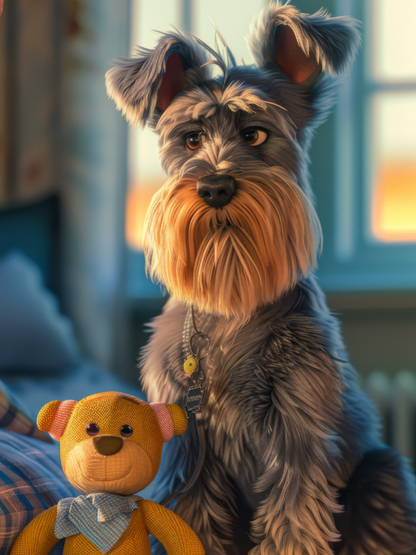 Dog Schnauzer | Diamond Painting