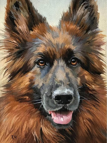 Dog German Shepherd | Diamond Painting