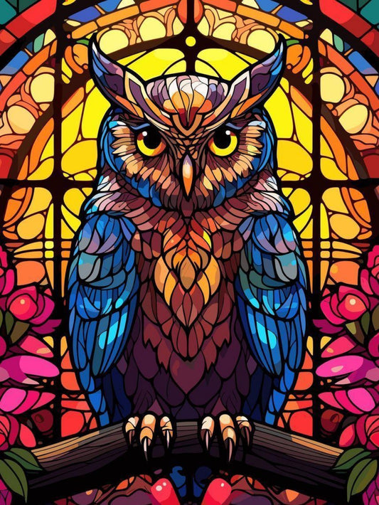 Colorful Owl | Diamond Painting