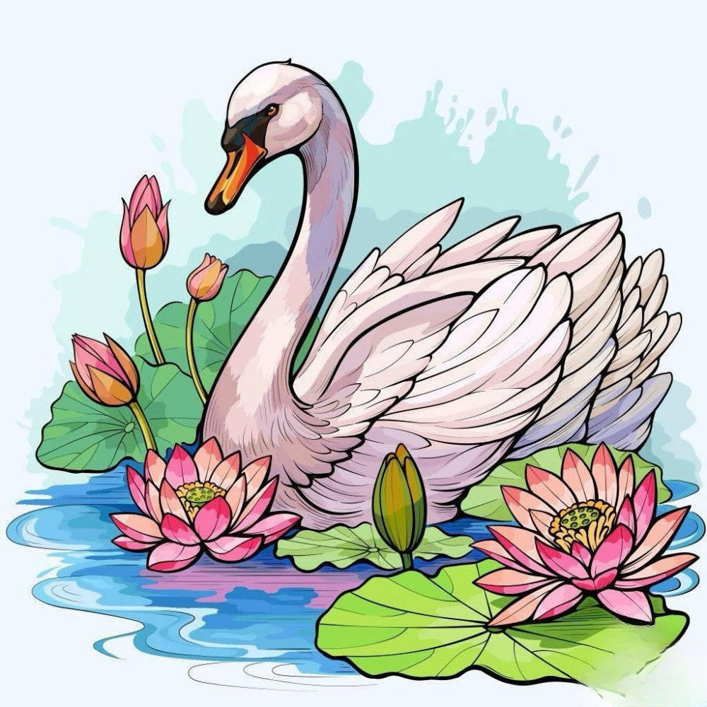 Swan | Diamond Painting