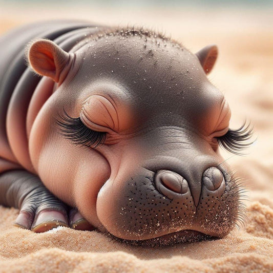 Hippo | Diamond Painting