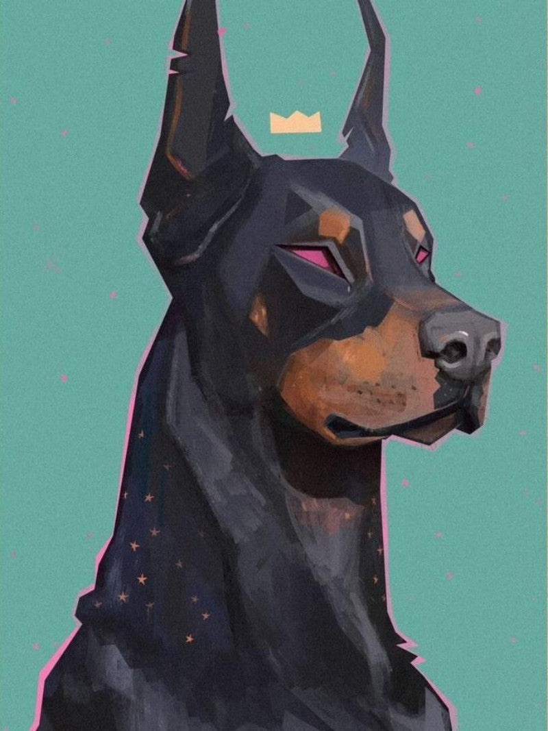 Dog Doberman | Diamond Painting