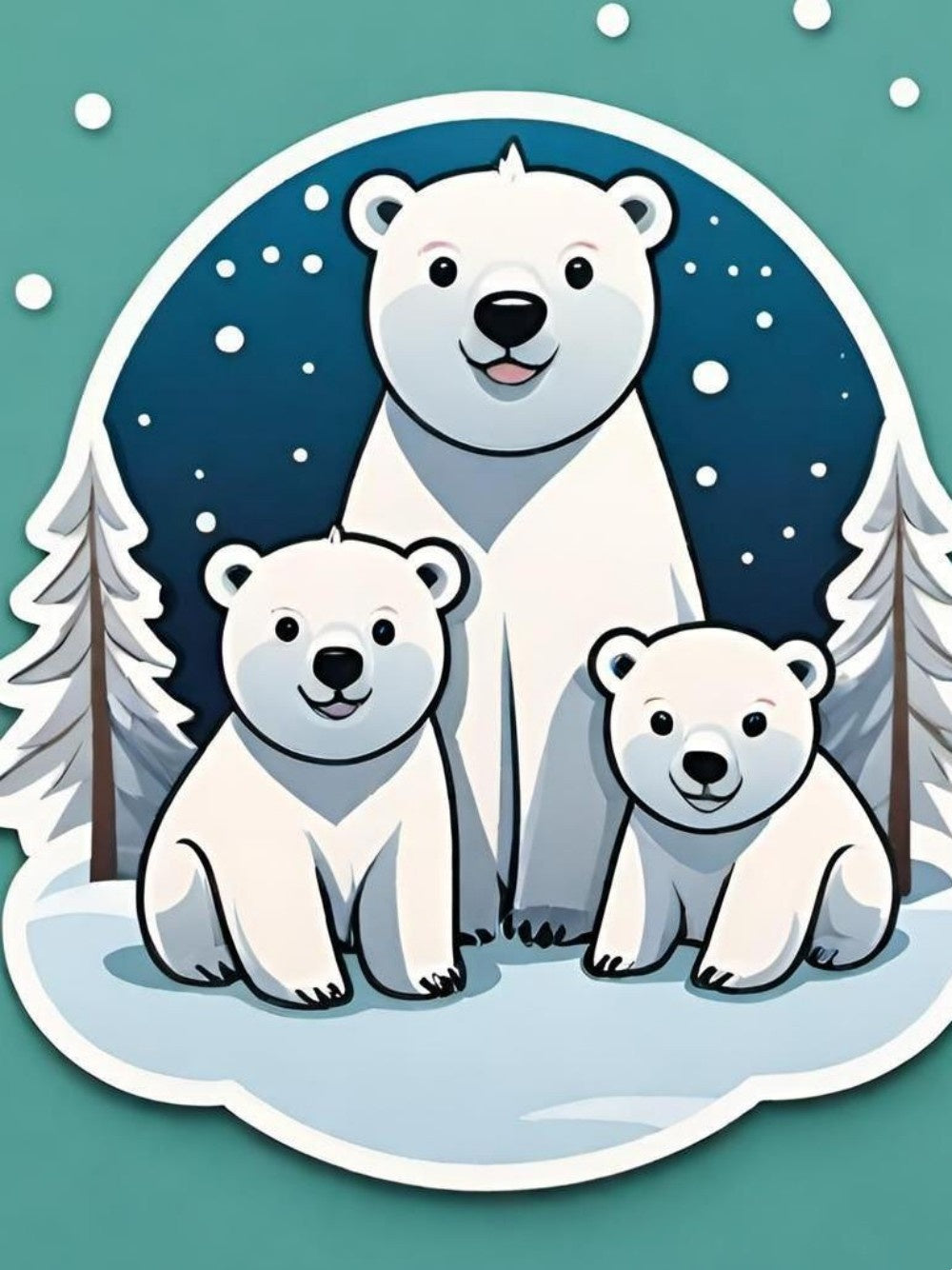 Polar Bear | Diamond Painting