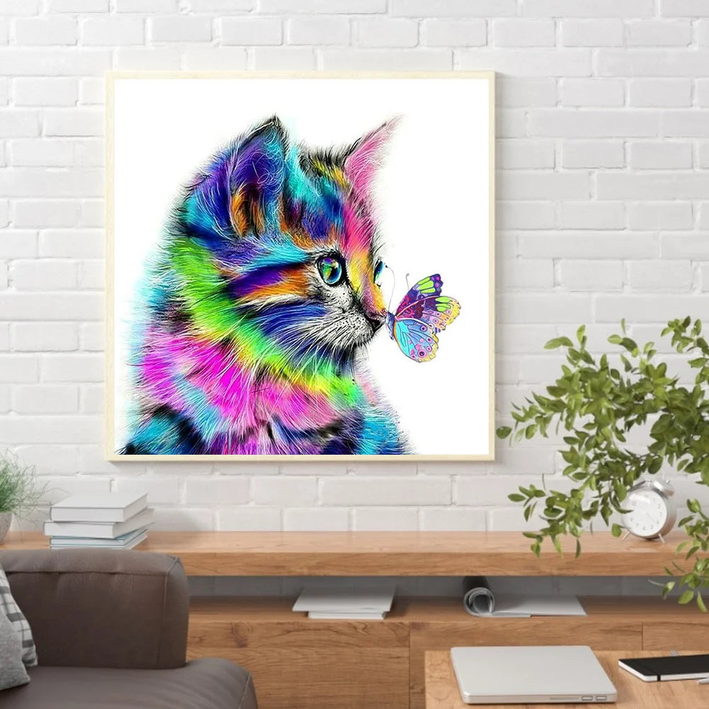 Colorful Cat | Diamond Painting