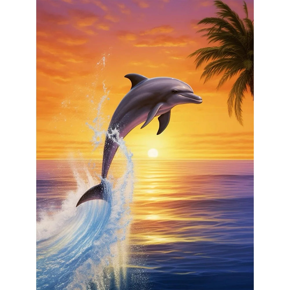 Dolphin | Cross Stitch Embroidery